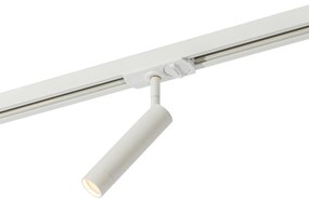 Модерен прожектор бял за 1-фазна релсова система - Iconic Ivy