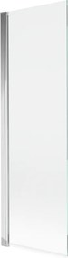Mexen Mist параван за вана 1-крилен 60 x 150 см, прозрачен, хром - 8A9-060-001-01-00