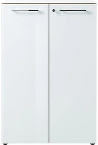 Дъбов шкаф в бял\естествен цвят 80x120 cm Monteria - Germania