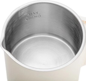 Електрическа кана за туризъм Adler AD 1388b, 650W, 0.8 л, Сваляем капак, Въртяща се основа, Бежов