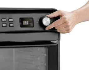 Мултифункционална Air Fryer фурна Caso AirFry Chef 1700, 1700W, 22 л, 12 програми, 40-230°C, Таймер, Осветление, Сушене, Черен