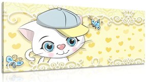 Картина на платно – Любопитно коте