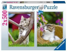 Пъзел Ravensburger Kittens 2 x 500 Части