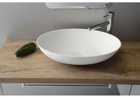 Бял керамичен умивалник , 60 x 40 cm Thin - Sapho