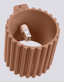 Светлокафява стенна лампа ø 10 cm Zora – Sollux