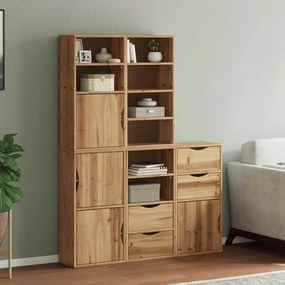 Sonata H Странични шкафове 5 бр. ODDA 40x24x79 cm борово дърво масив
