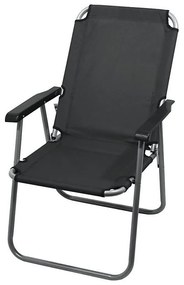 Сгъваем къмпинг стол — сив