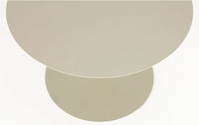 Кремава стоманена кръгла масичка за кафе ø 60 cm Snow – Zuiver