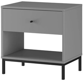 Сиво нощно шкафче Celine – Støraa