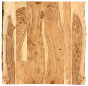 286327 vidaXL Плот за маса, акациево дърво масив, 58x(50-60)x2,5 cм