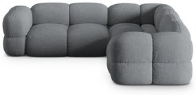 Сив ъглов диван Loretto – Cosmopolitan Design