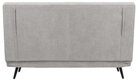 Светлосив сгъваем диван 87 cm Mallory – Støraa