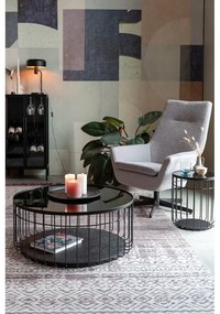 Черна стойка за вино от елхово дърво за 10 бутилки, 52x103 cm Rob - White Label