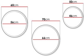 Огледало Feniks-Diameter: 50cm