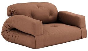 Оранжев разтегателен диван 140 cm Hippo - Karup Design