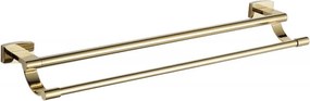 Mexen Zoja двойна закачалка за кърпи, златна - 7019125-50