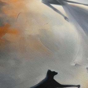 Картина на платно – Дама в мъглива светлина