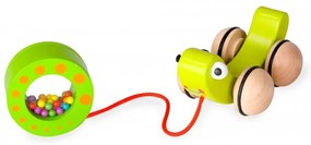 Classic world  -  Дървена играчка Охлювче за дърпане