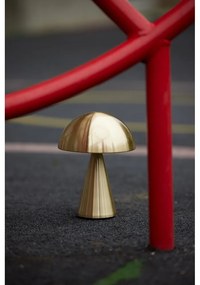 Златиста LED затъмняваща се настолна лампа (височина 20 cm) Mush – Hübsch