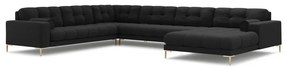 Тъмносив ъглов диван (ляв ъгъл) Bali – Cosmopolitan Design
