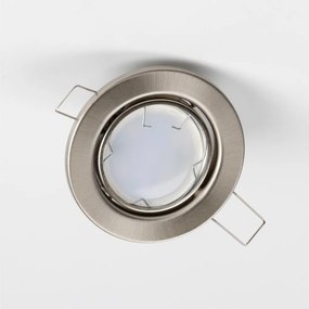 Комплект от 5 вградени таванни осветителни тела за баня 1xGU10/4W/230V IP23 матов хром