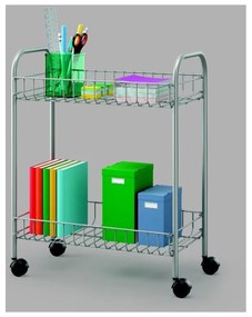 Мобилен двуетажен рафт Greg, дължина 41 cm - Metaltex