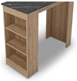 Бар маса с мраморен плот 47x120 cm Peru - Marckeric