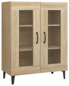 812126 vidaXL Сайдборд, дъб сонома, 69,5x34x90 см, инженерно дърво
