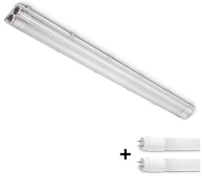 LED техническо осветително тяло T8 2xG13/18W/230V 4000K IP65