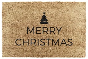 Изтривалка с коледен мотив от кокосови влакна 40x60 cm Merry Christmas – Artsy Doormats