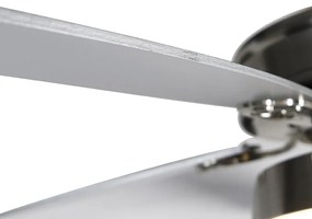 Стъклен таванен вентилатор с дистанционно управление с LED - Malaki