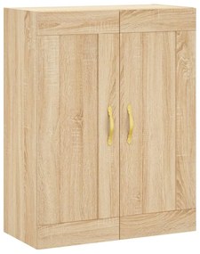 835013 vidaXL Стенен шкаф дъб сонома 69,5x34x90 см инженерно дърво