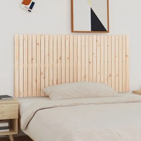 824913 vidaXL Стенна табла за спалня, 185x3x90 см, борово дърво масив
