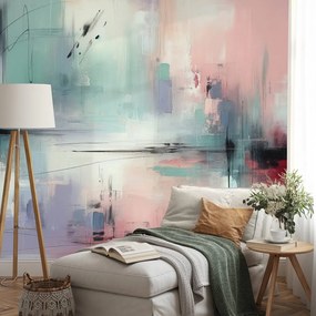 Тапет – Пастелни абстрактни четки