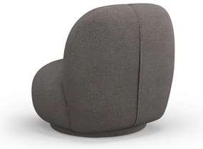 Сиво кресло от плат букле Chuck – Micadoni Home