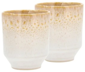 Кремави чаши за еспресо от керамика в комплект от 2 чаши от 80 ml Styles - Villa Collection