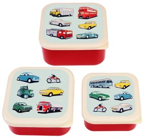 Детска кутия за храна 3 бр. Road Trip – Rex London