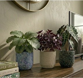 Керамично ръчно изработено покритие за кашпа ø 18 cm Almada – Ego Dekor