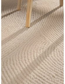 Ръчно изработен вълнен килим в светло естествен цвят 120x180 cm Eleni Natural White – Hanse Home