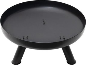 Градинска чугунена камина 60 см - камина на дърва с високи крака