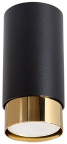 Осветително тяло за таван в черен и златист цвят Crown – Sollux