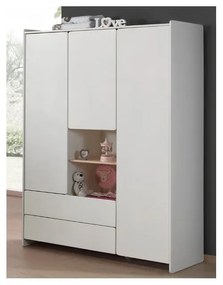 Бял детски гардероб , 137,8 x 190 cm Kiddy - Vipack