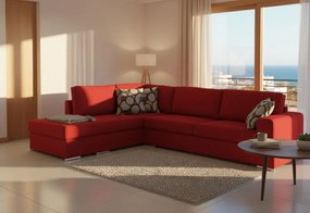 Ъгъл диван Must-Right-295φ 230β cm.-Red