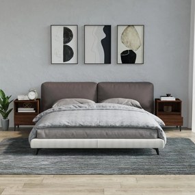 821825 vidaXL Нощни шкафчета, 2 бр, кафяв дъб, 40x35x50 см
