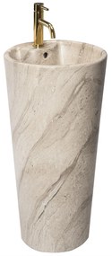 умивалник-Свободностоящ Rea Blanka Natural Matt Marble