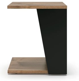 Масичка за кафе с плот от орехово дърво 40x40 cm Albi - TemaHome