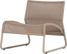 Бежов градински стол от изкуствен ратан West – WOOOD