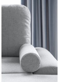 Светлосив ъглов разтегателен диван (десен ъгъл) Bouncy Olli - Miuform