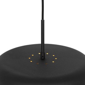 Ретро висяща лампа черна със златен интериор - Jinte