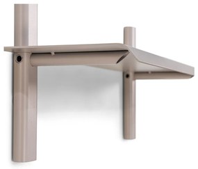 Сиво-бежов метален стенен рафт 60 cm Hola – Spinder Design